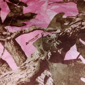 Queen Size Pink Camo flat sheet only